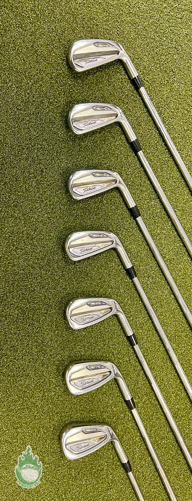 Used RH Titleist T100 Irons 4-PW $-Taper 125g Stiff Plus Flex Steel Golf Set - Image 7