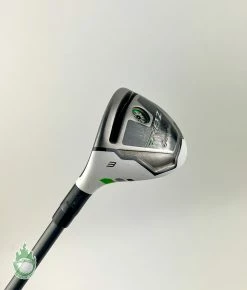 Used LEFT HAND TaylorMade RBZ 3 Rescue Hybrid 19* Stiff Graphite Golf Club