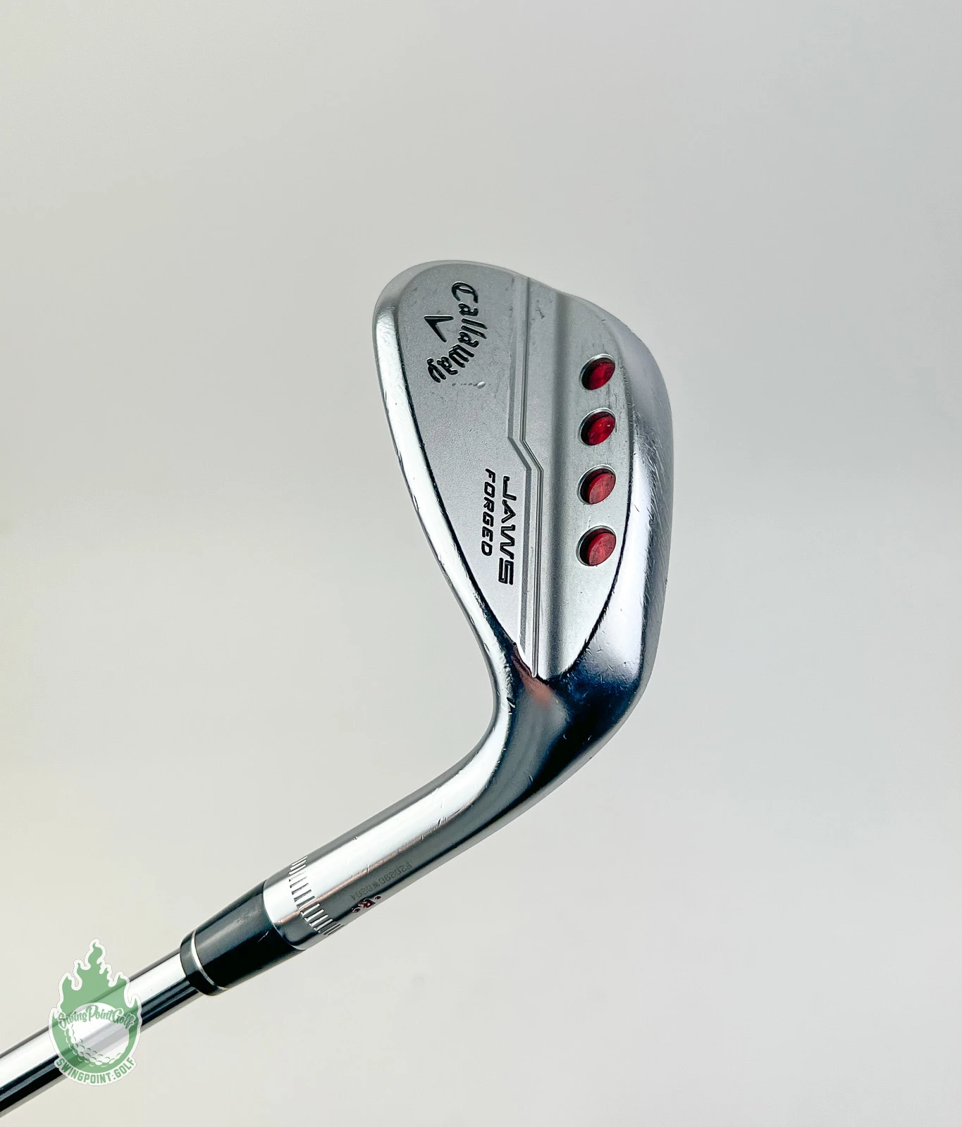 Used RH Callaway Jaws Forged Wedge 56*-12 S400 Stiff Steel Golf Club - Image 2