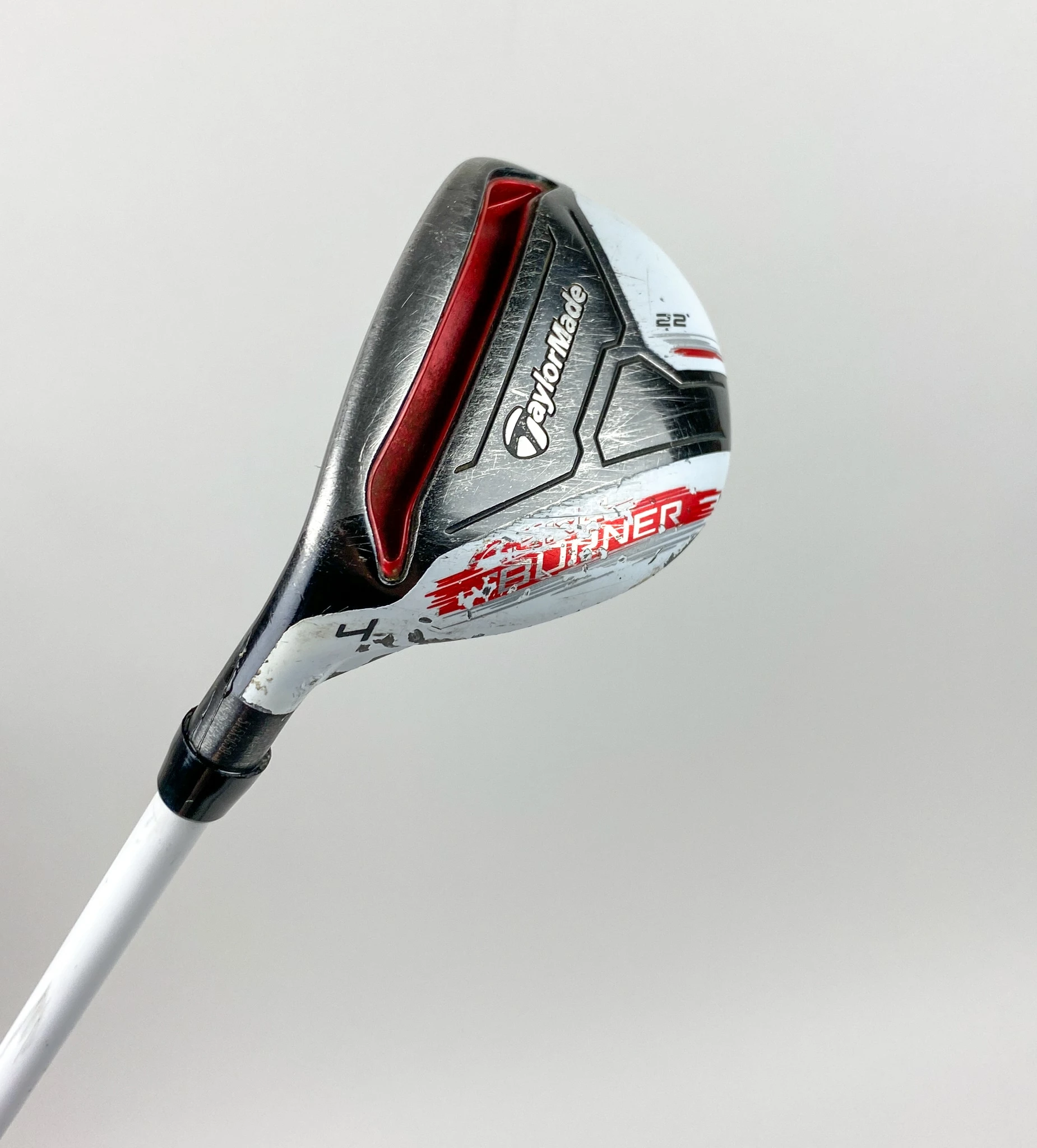 LH TaylorMade AeroBurner Rescue 4 Hybrid 22* 70g Stiff Flex Graphite Golf Club - Image 2