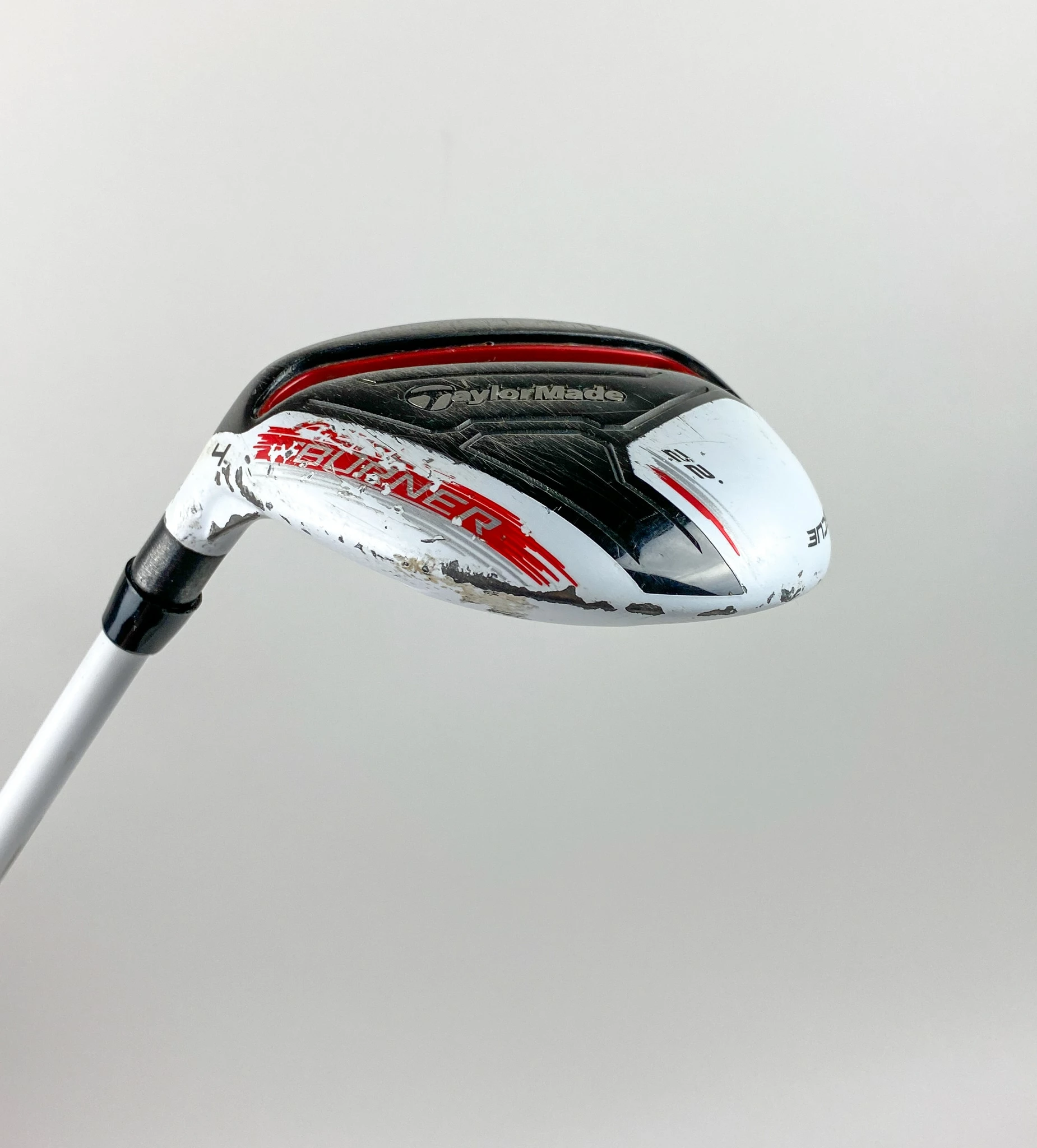 LH TaylorMade AeroBurner Rescue 4 Hybrid 22* 70g Stiff Flex Graphite Golf Club - Image 4