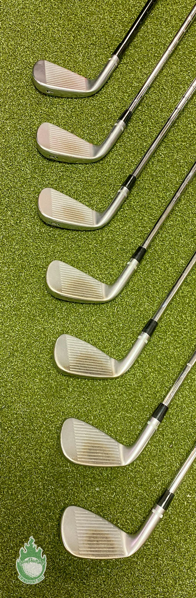 Used RH Callaway APEX MB Forged Irons 4-PW Tour 130g Stiff Flex Steel Golf Set - Image 4