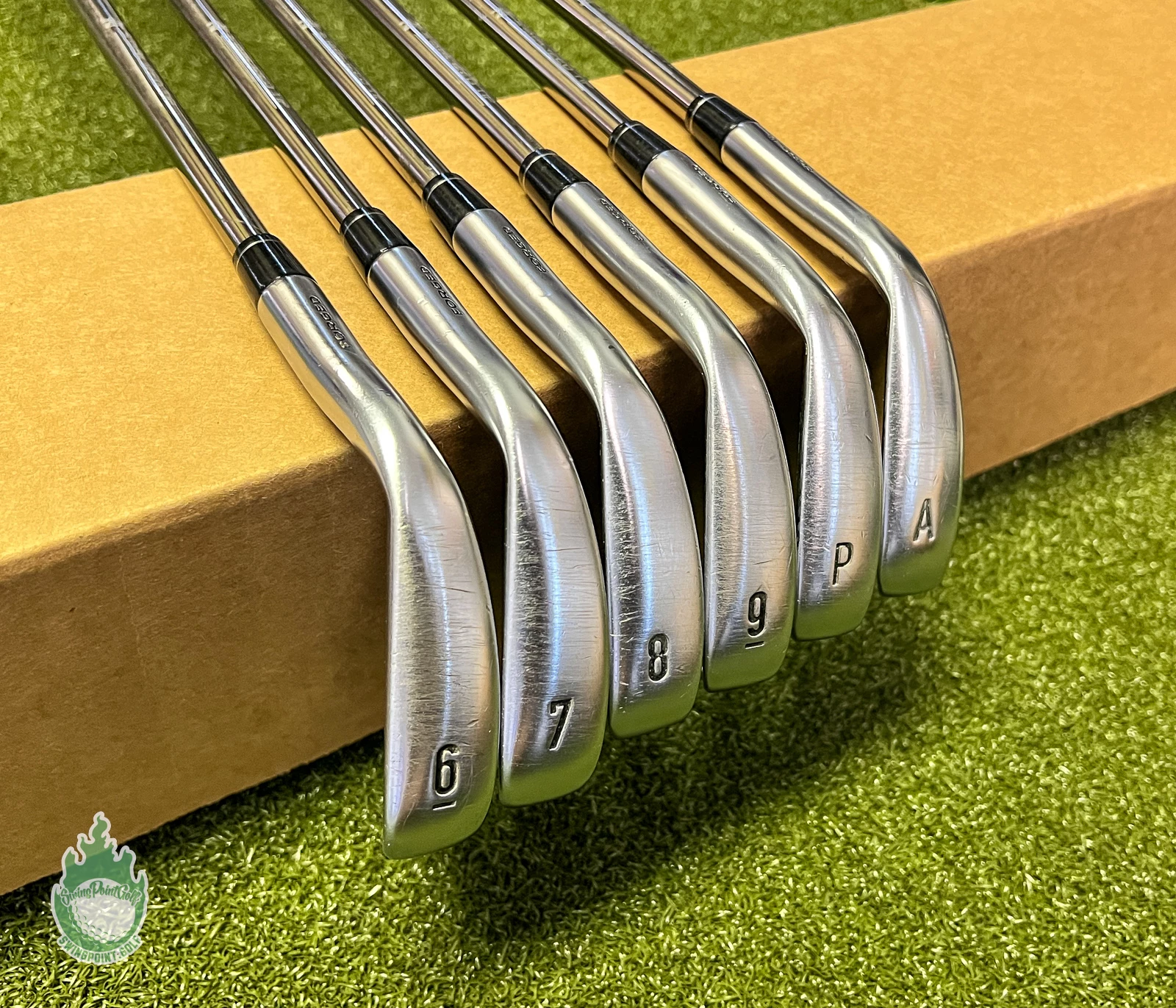 Used Callaway APEX Forged ’21 Irons 6-PW/AW Recoil ZT9 Stiff Graphite Golf Set - Image 2