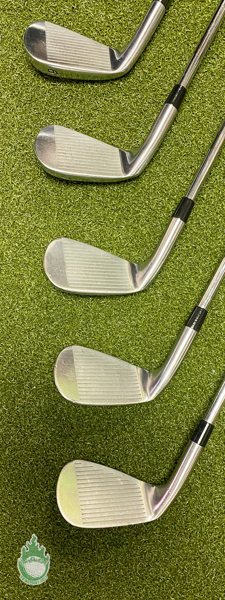 Used Right Handed Yonex Nano V Forged Irons 4-PW Regular Flex Steel Golf Set - Image 6