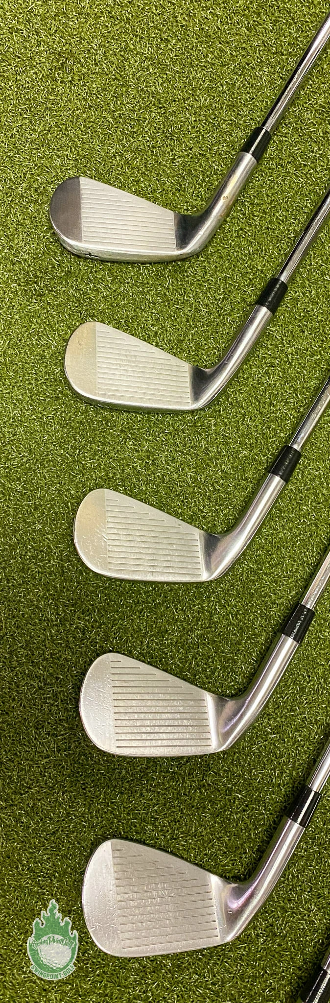 Used Right Handed Yonex Nano V Forged Irons 4-PW Regular Flex Steel Golf Set - Image 5