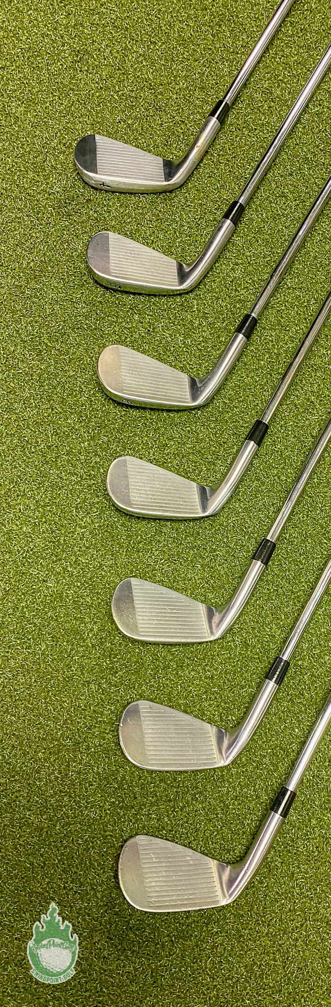 Used Right Handed Yonex Nano V Forged Irons 4-PW Regular Flex Steel Golf Set - Image 4