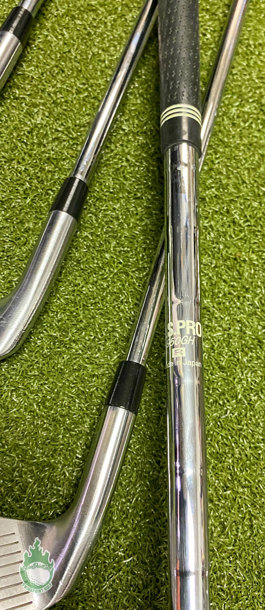 Used Right Handed Yonex Nano V Forged Irons 4-PW Regular Flex Steel Golf Set - Image 3