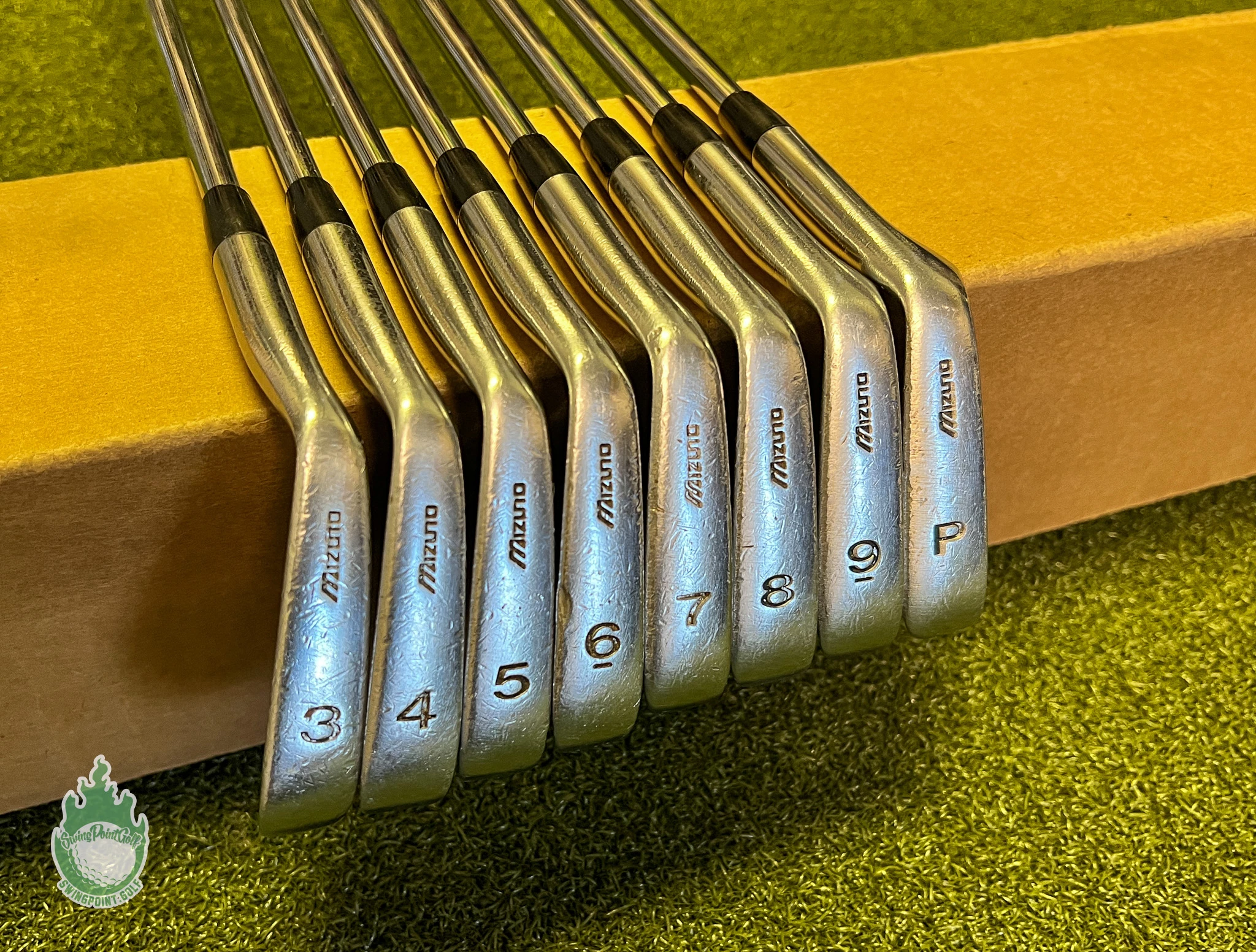 Used RH Mizuno T-Zoid Pro Irons 3-PW DG S300 Stiff Flex Steel Golf Club Set - Image 2