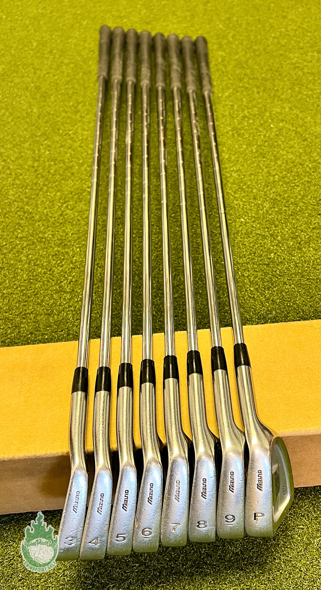Used RH Mizuno T-Zoid Pro Irons 3-PW DG S300 Stiff Flex Steel Golf Club Set - Image 11