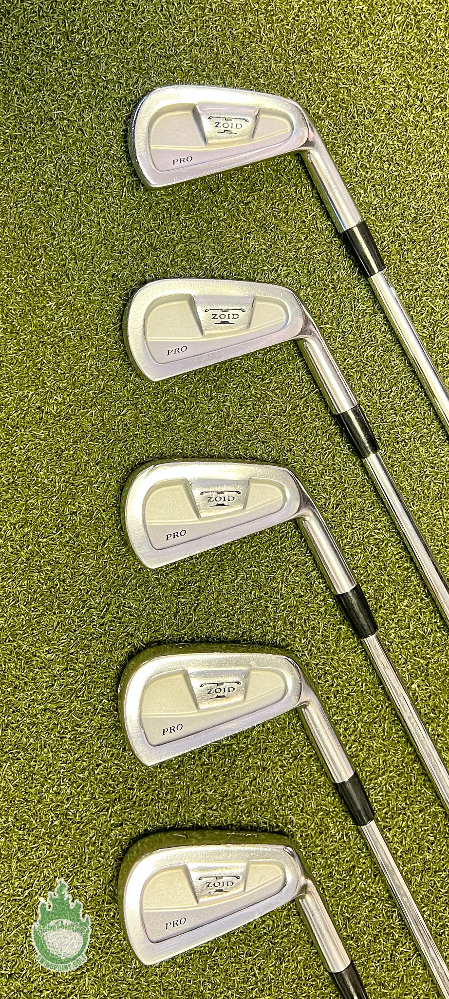 Used RH Mizuno T-Zoid Pro Irons 3-PW DG S300 Stiff Flex Steel Golf Club Set - Image 9