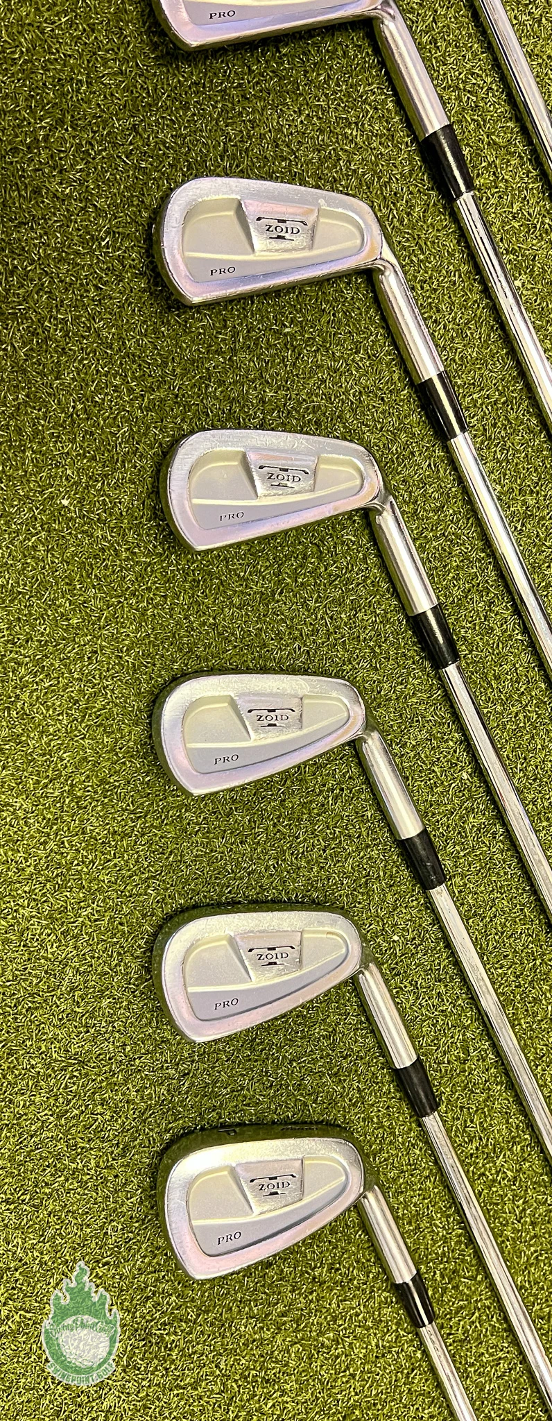 Used RH Mizuno T-Zoid Pro Irons 3-PW DG S300 Stiff Flex Steel Golf Club Set - Image 8