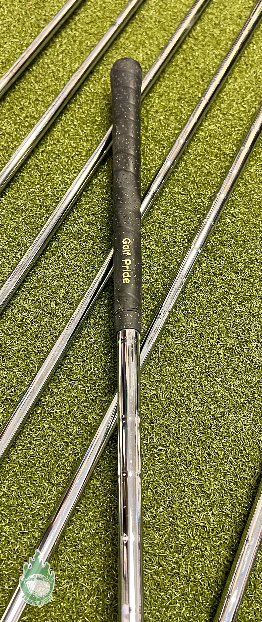 Used RH Mizuno T-Zoid Pro Irons 3-PW DG S300 Stiff Flex Steel Golf Club Set - Image 3