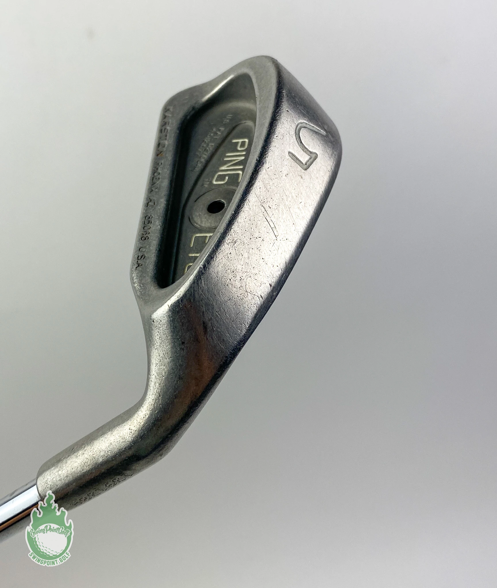 Used Right Hand Ping Karsten Black Dot Ping Eye 2 5 Iron Stiff Steel Golf Club - Image 3