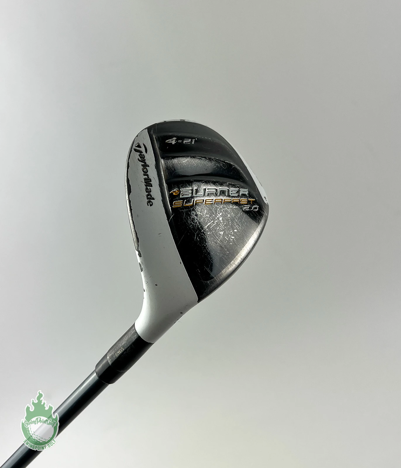 TaylorMade Burner Superfast 2.0 Rescue 4 Hybrid 21* Regular Graphite Golf No HC