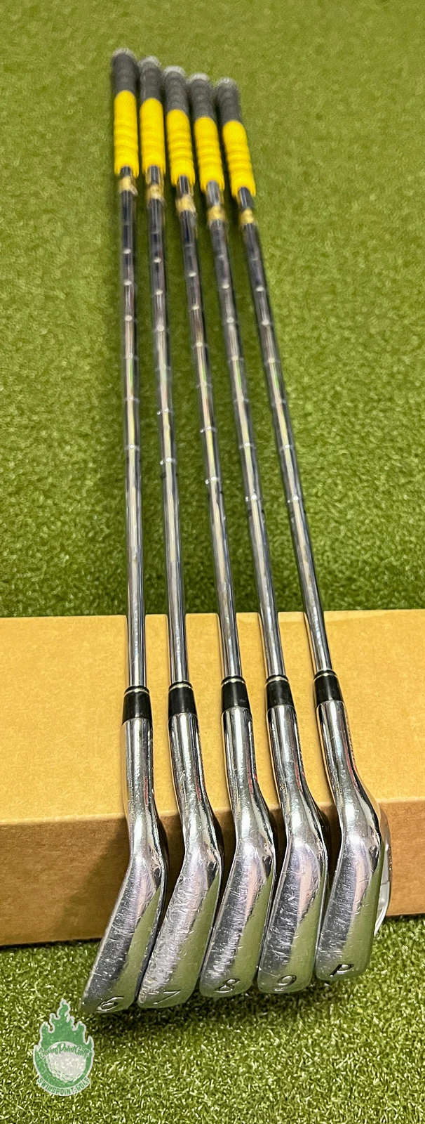 Adams Golf Used RH Adams IDEA Tech A4 Forged Irons 6-PW S300 Stiff Flex Steel Golf Set - Image 11