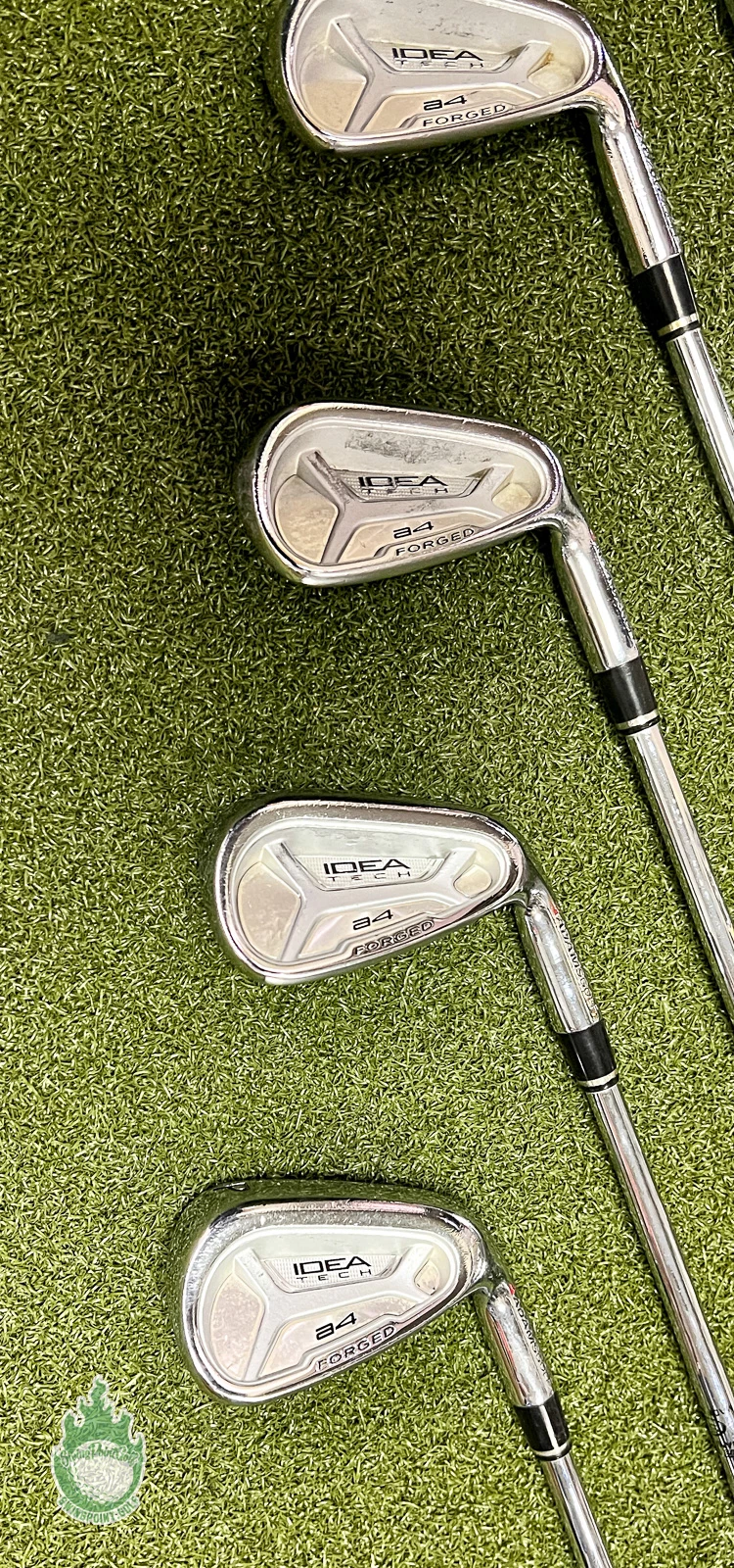 Adams Golf Used RH Adams IDEA Tech A4 Forged Irons 6-PW S300 Stiff Flex Steel Golf Set - Image 8