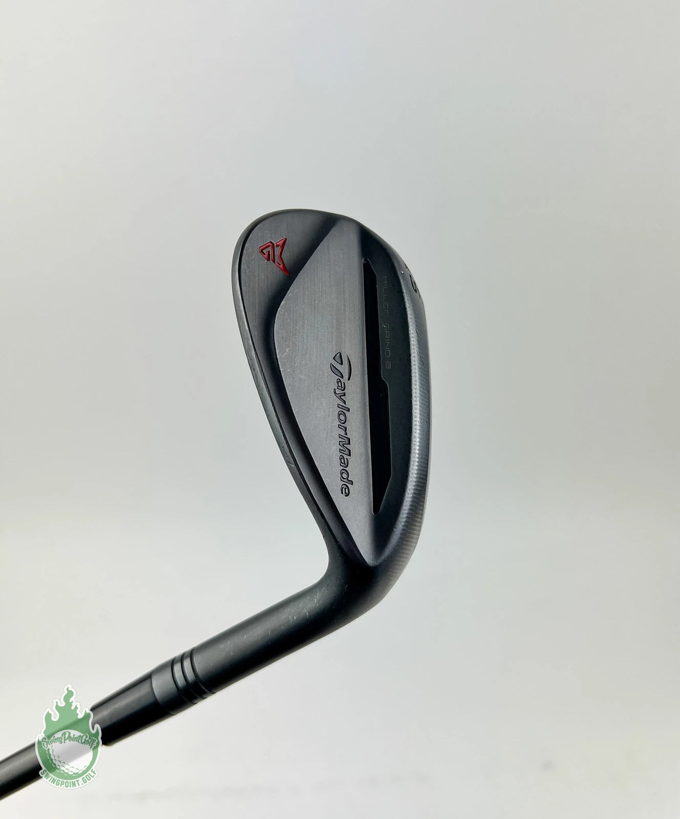 Used RH TaylorMade Milled Grind 2 LB Black Wedge 60*-08 Regular Graphite Golf