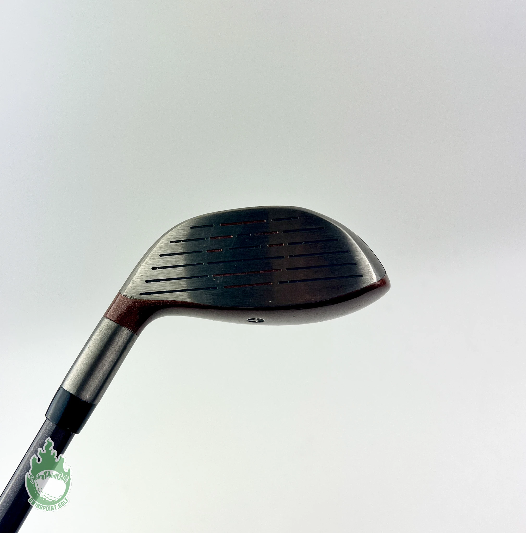 Used RH TaylorMade Ti Bubble 2 4 Hybrid 90g Stiff Flex Graphite Golf Club - Image 9