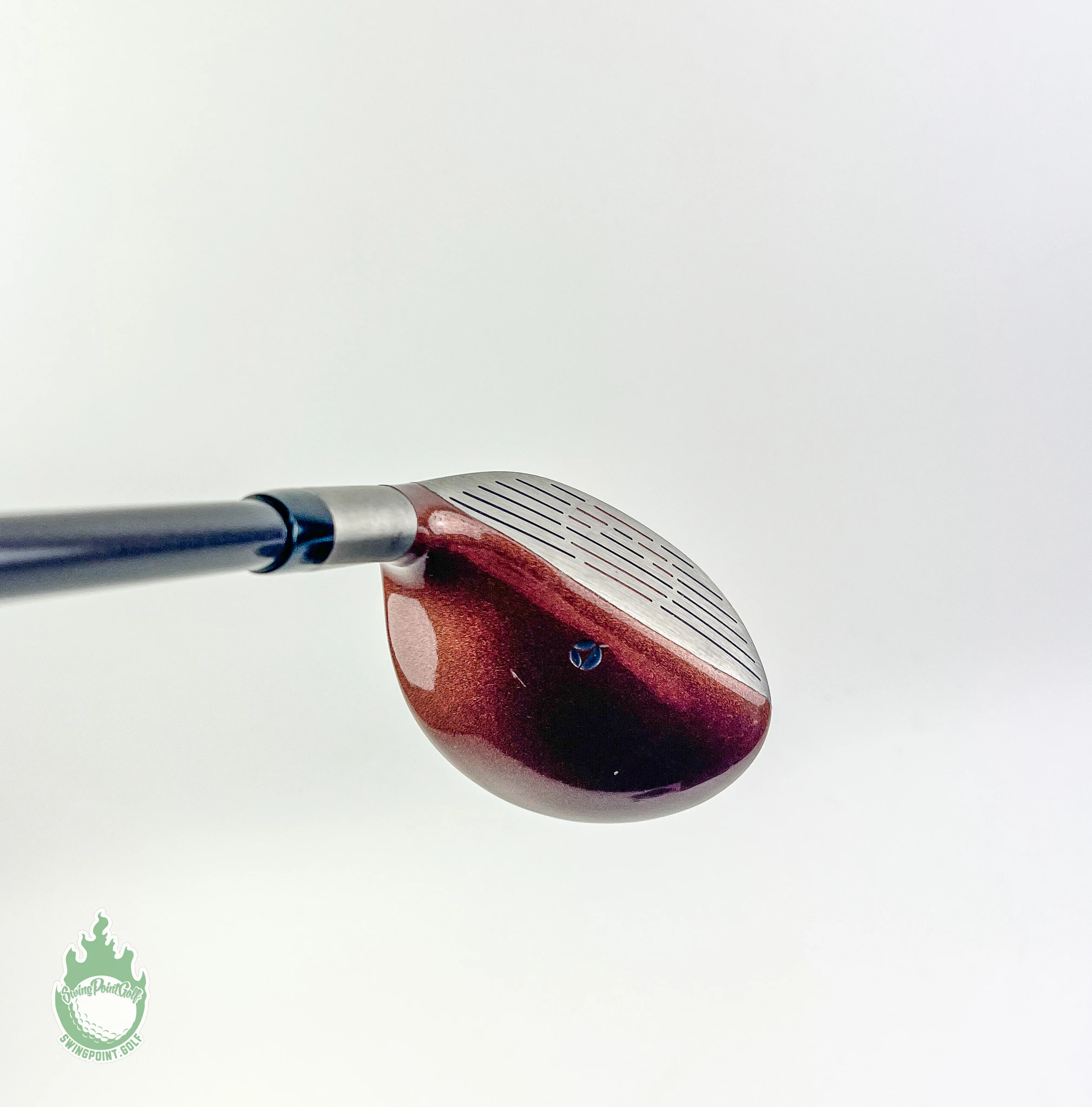 Used RH TaylorMade Ti Bubble 2 4 Hybrid 90g Stiff Flex Graphite Golf Club - Image 6