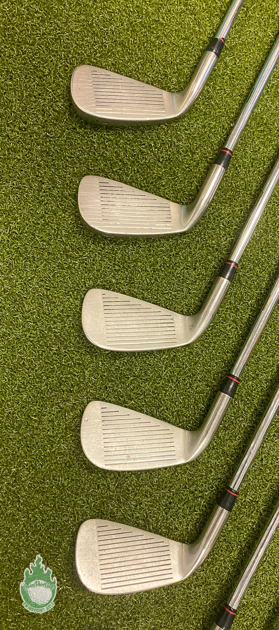 Used RH Dimension Z 1 Irons 2-PW Rifle Lite 5.0 Regular Flex Steel Golf Set - Image 10