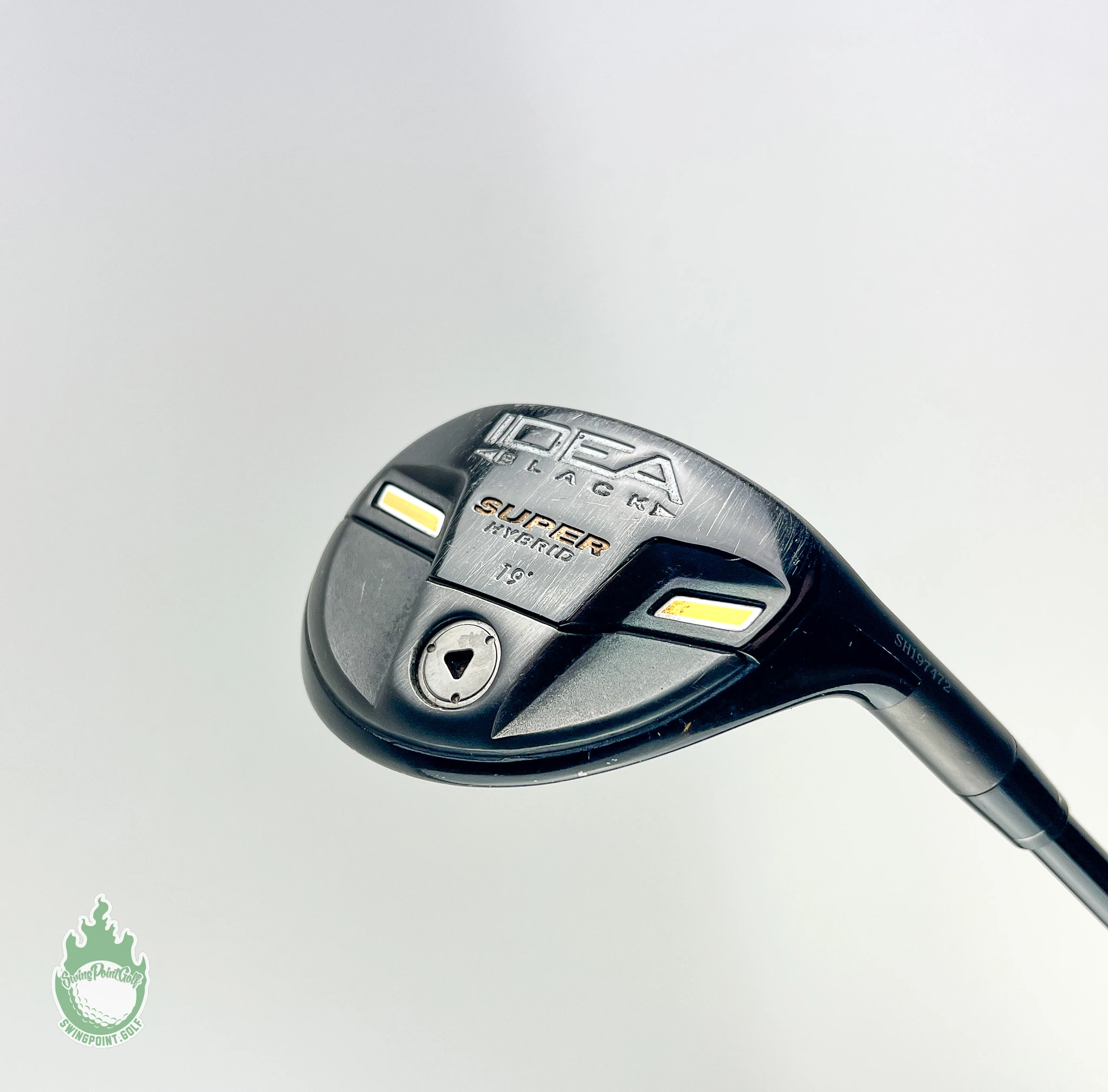 Adams Golf Used RH Adams IDEA Black Super Hybrid 19* Regular Flex Graphite Golf Club