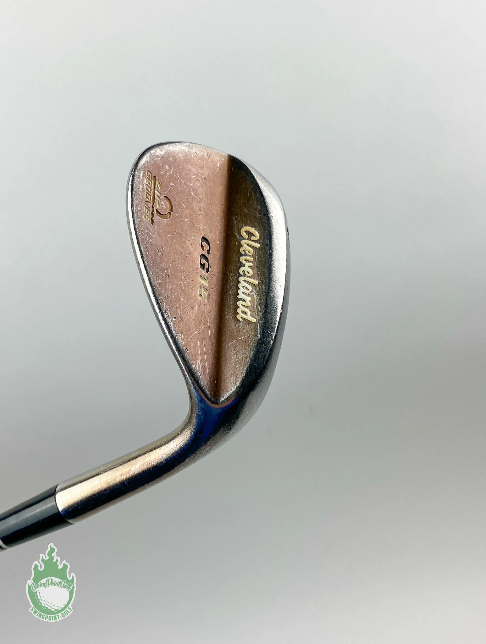 Cleveland CG15 Zip Grooves Black Pearl Wedge 56*-14 Wedge Flex Steel Golf Club - Image 2