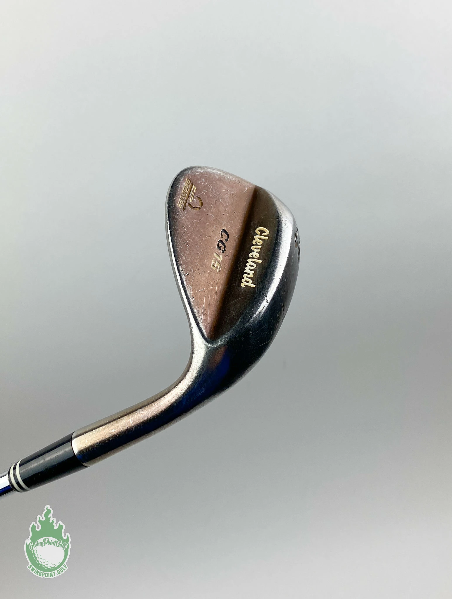 Cleveland CG15 Zip Grooves Black Pearl Wedge 56*-14 Wedge Flex Steel Golf Club - Image 3