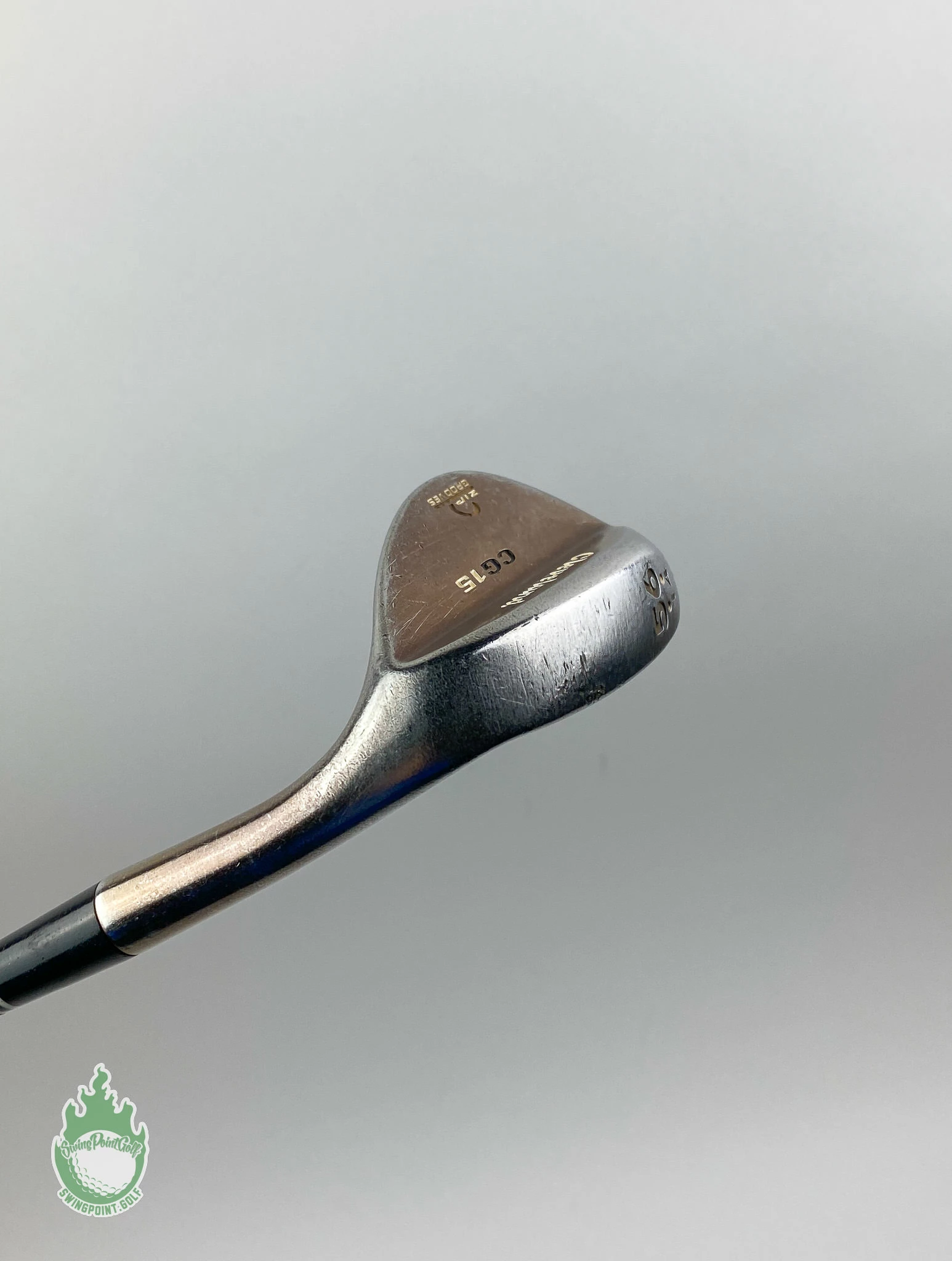 Cleveland CG15 Zip Grooves Black Pearl Wedge 56*-14 Wedge Flex Steel Golf Club - Image 7