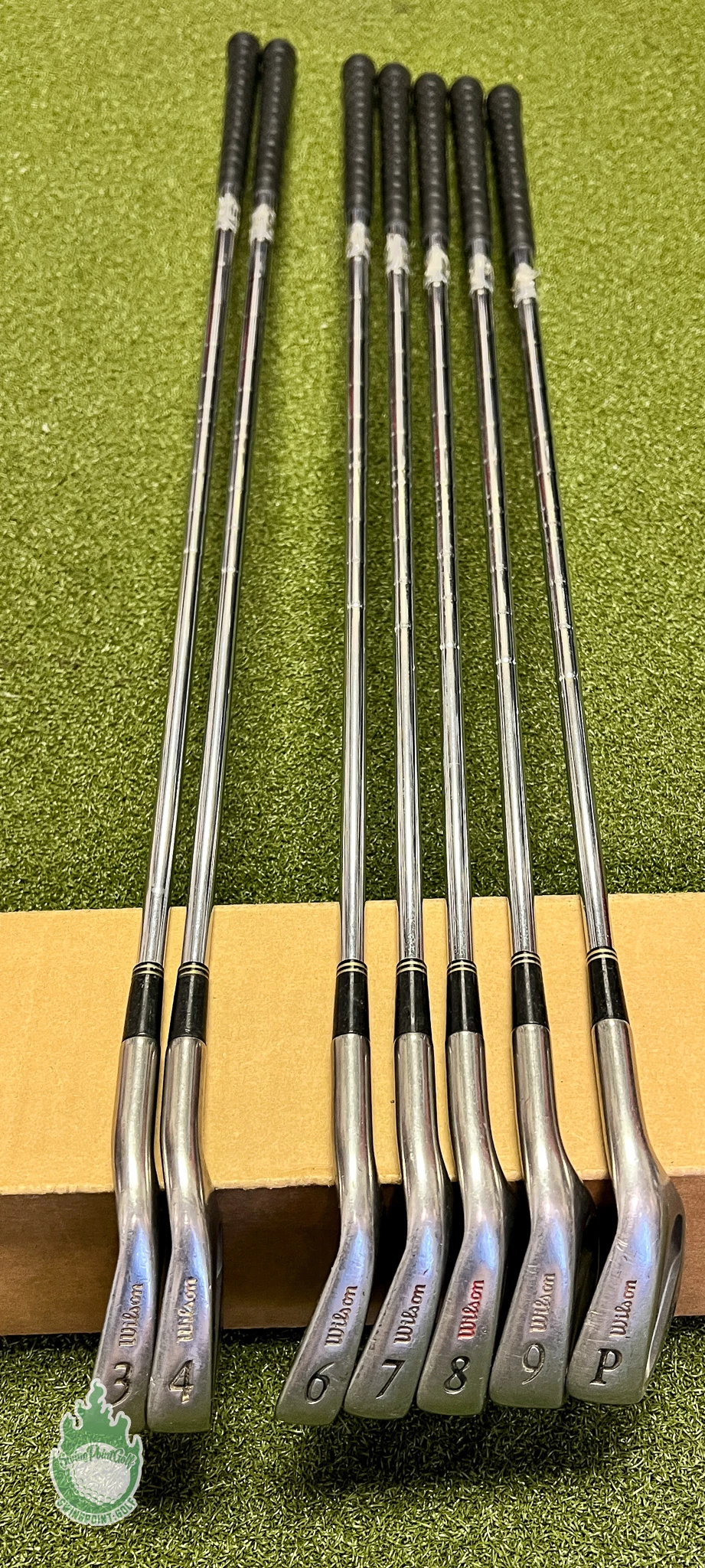 Used RH Wilson Staff Ultra 45 Irons 3,4 6-PW Stiff Flex Steel Golf Club Set - Image 11