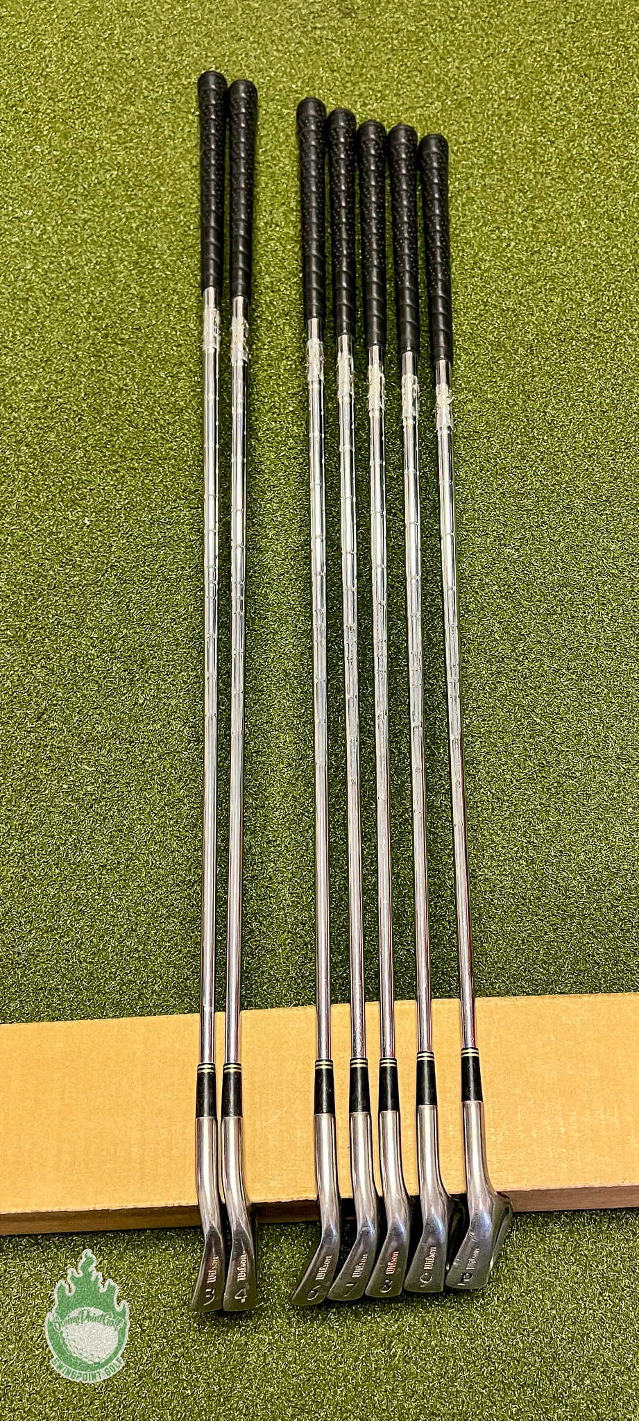 Used RH Wilson Staff Ultra 45 Irons 3,4 6-PW Stiff Flex Steel Golf Club Set - Image 10