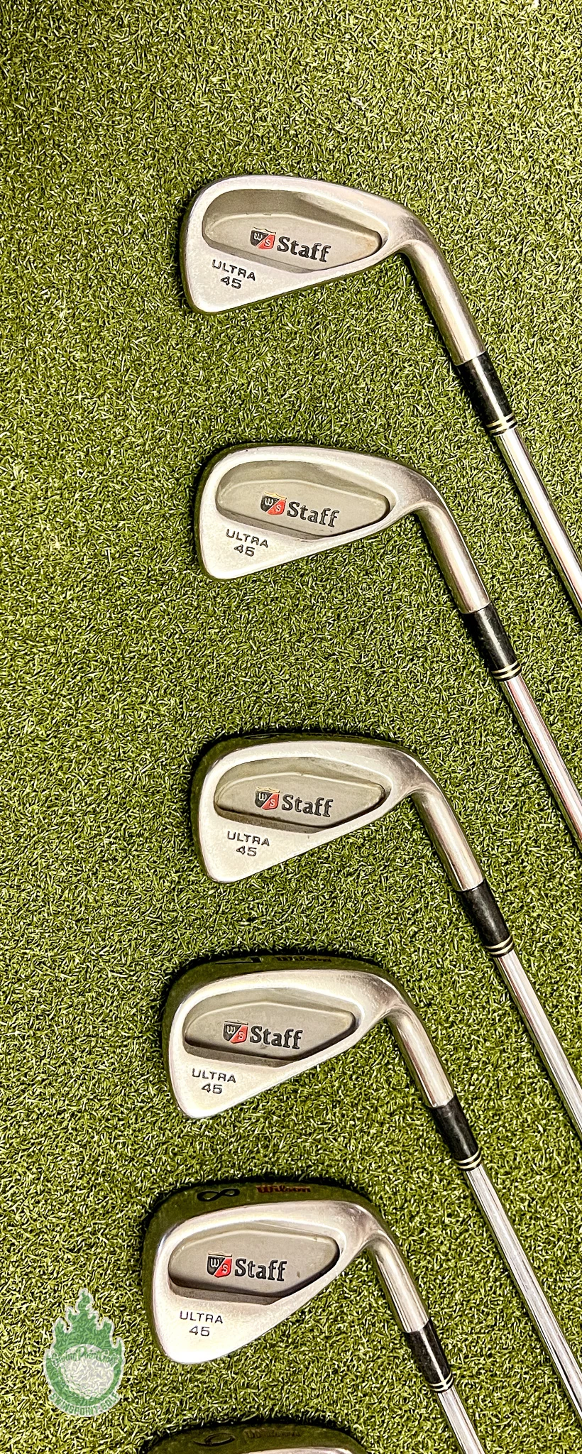 Used RH Wilson Staff Ultra 45 Irons 3,4 6-PW Stiff Flex Steel Golf Club Set - Image 9