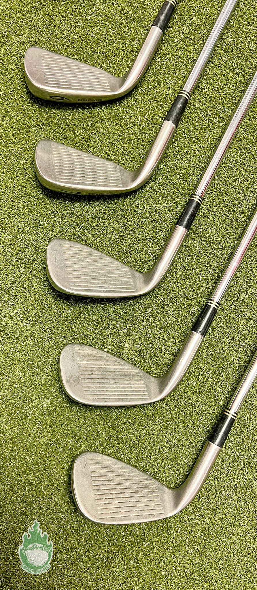 Used RH Wilson Staff Ultra 45 Irons 3,4 6-PW Stiff Flex Steel Golf Club Set - Image 6