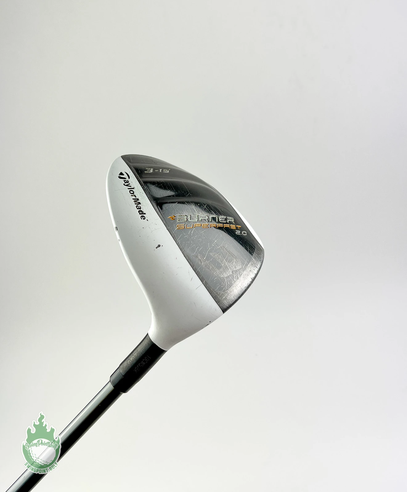 Used RH TaylorMade Burner Superfast 2.0 3 Wood 15* Stiff Graphite Golf Club