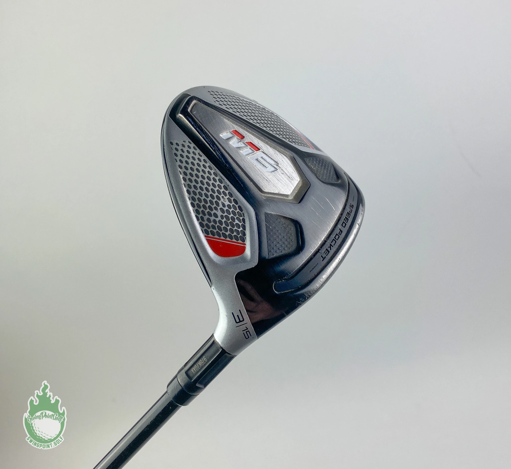 Used TaylorMade M6 Fairway 3 Wood 15* Atmos Regular Graphite Golf Club CP2 Grip