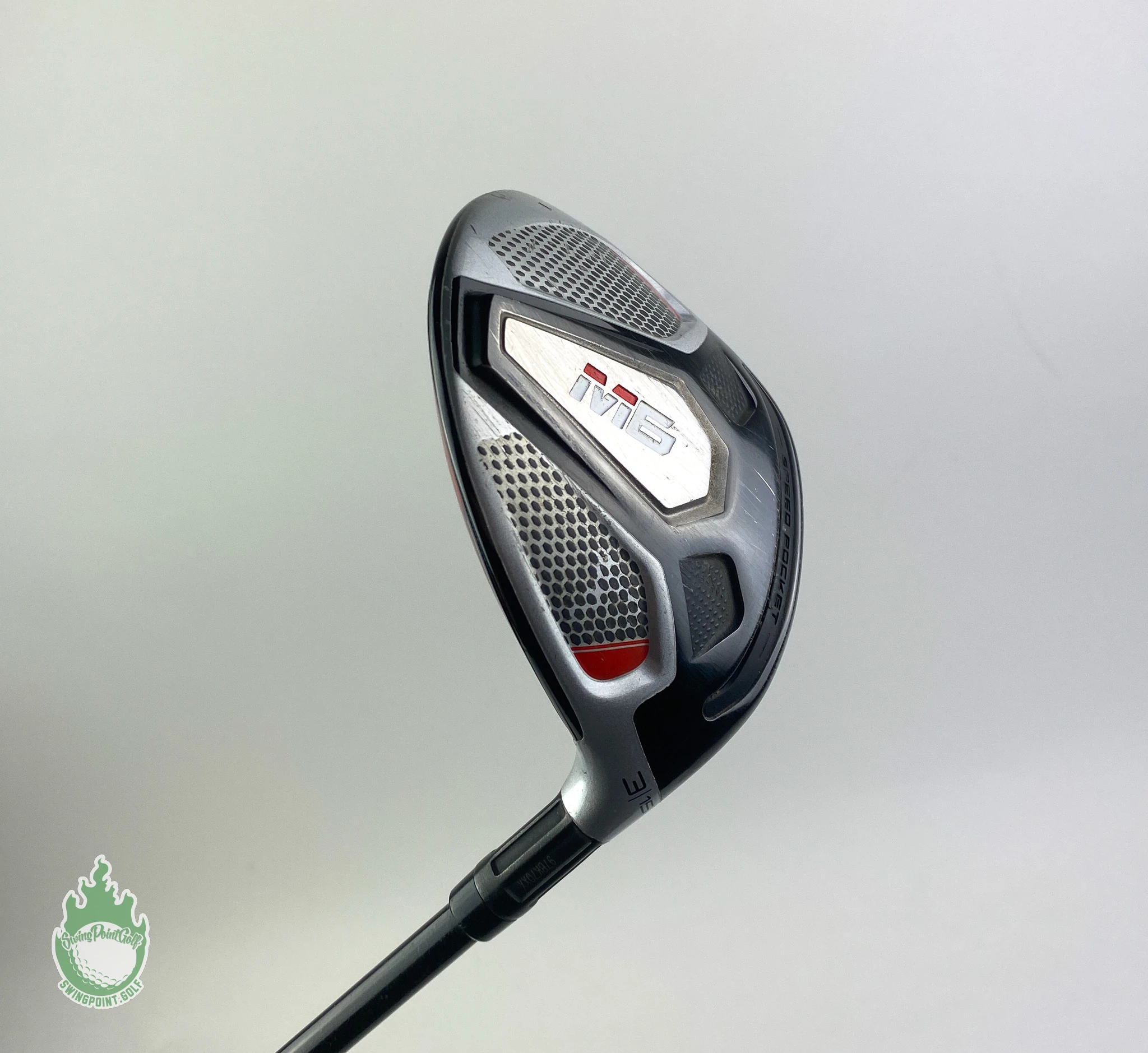 Used TaylorMade M6 Fairway 3 Wood 15* Atmos Regular Graphite Golf Club CP2 Grip - Image 2