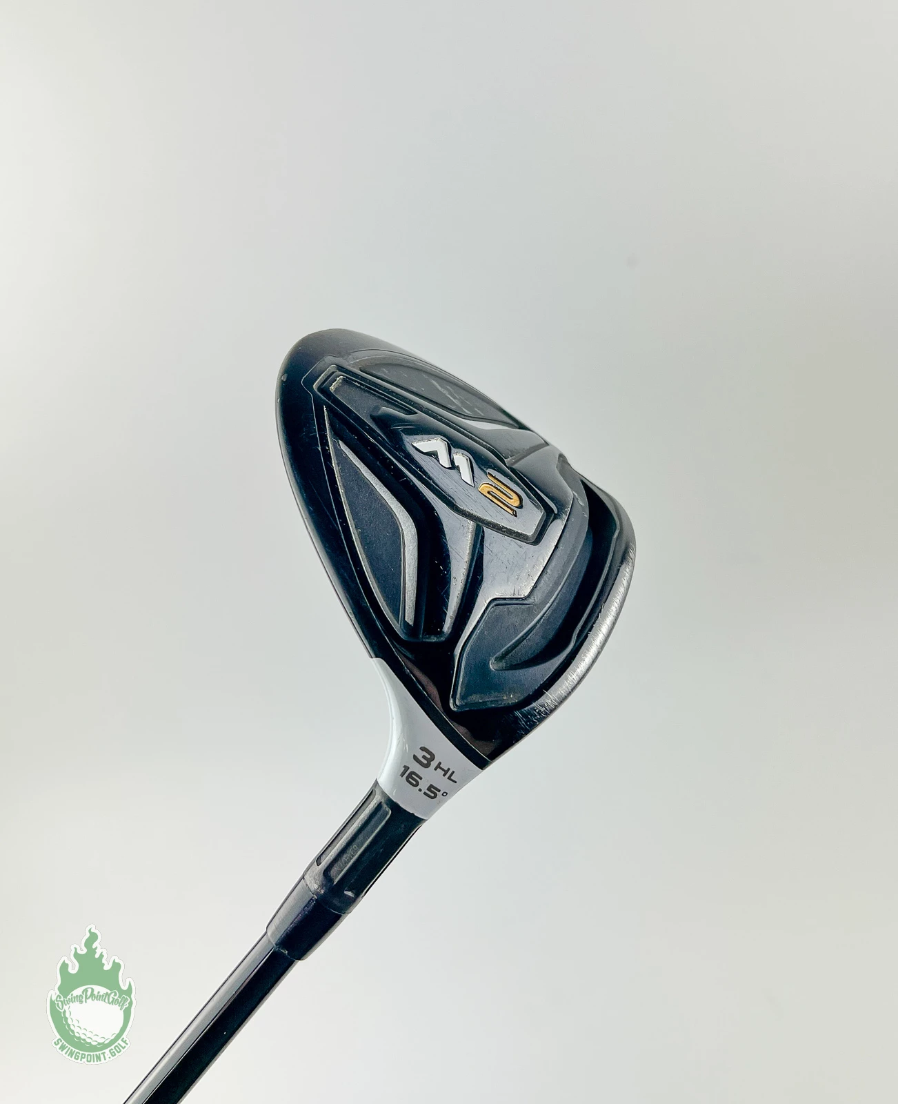 Used 2016 TaylorMade M2 Fairway 3 Wood 15* Basileus 55g Stiff Graphite Golf