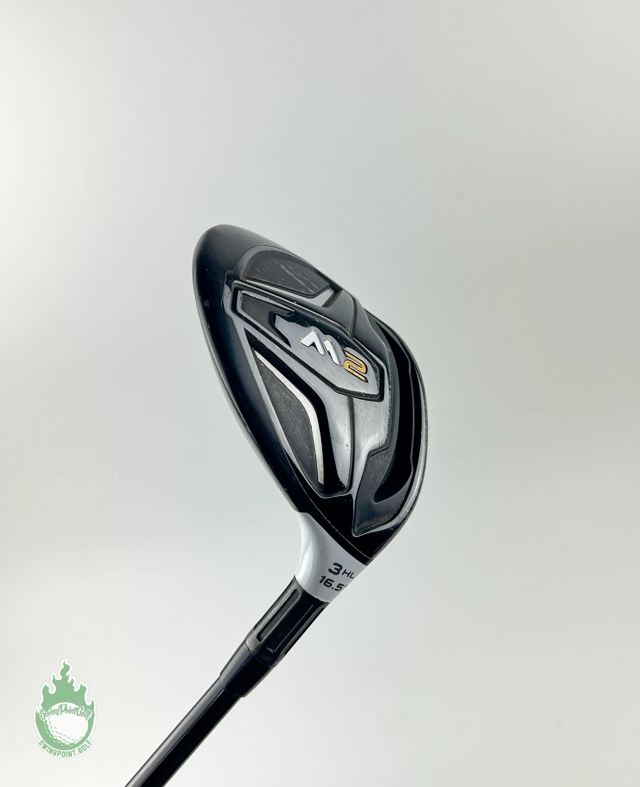 Used 2016 TaylorMade M2 Fairway 3 Wood 15* Basileus 55g Stiff Graphite Golf - Image 2