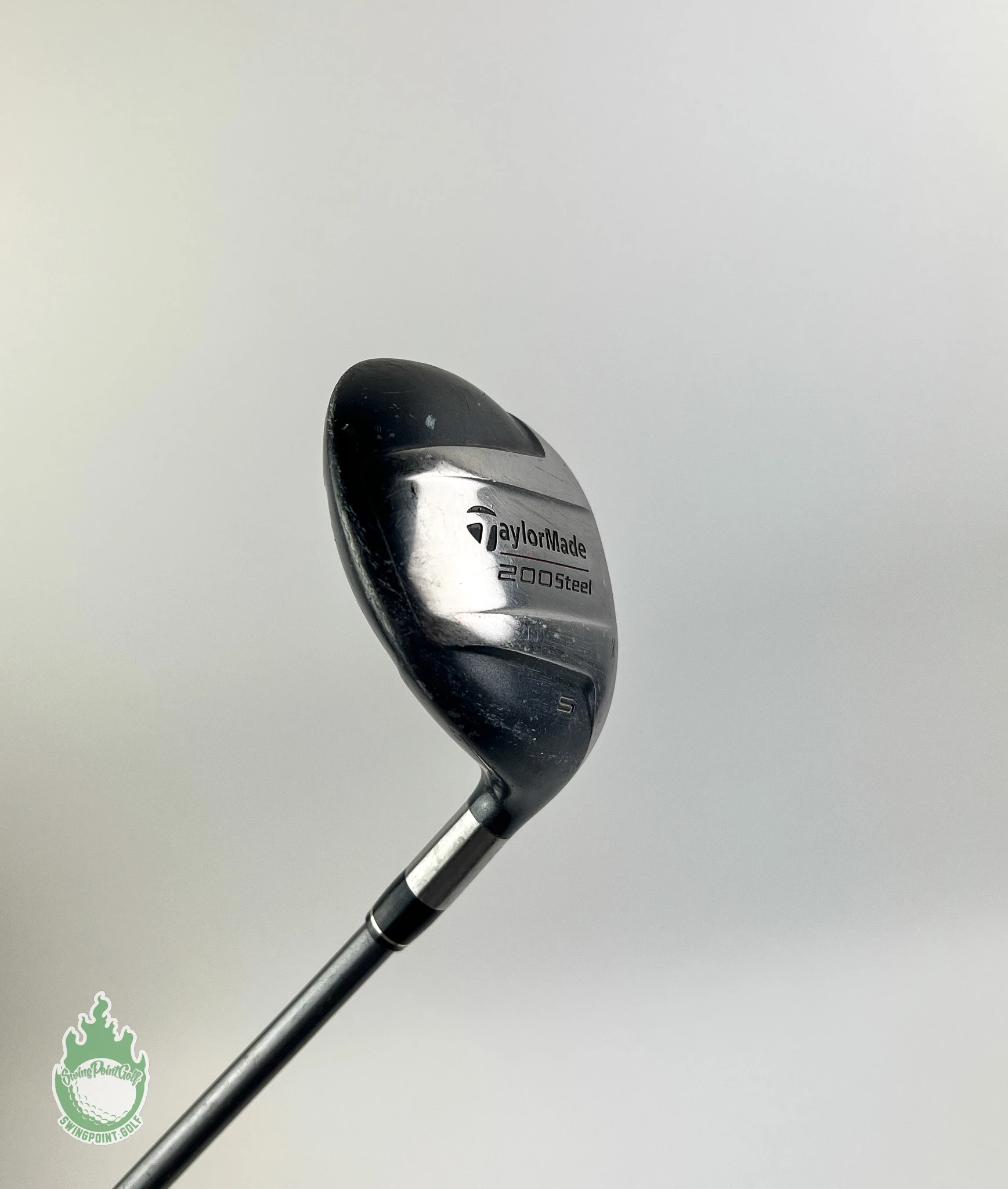 Used RH TaylorMade 200 Steel 5 Wood 90g Stiff Flex Graphite Golf Club - Image 2