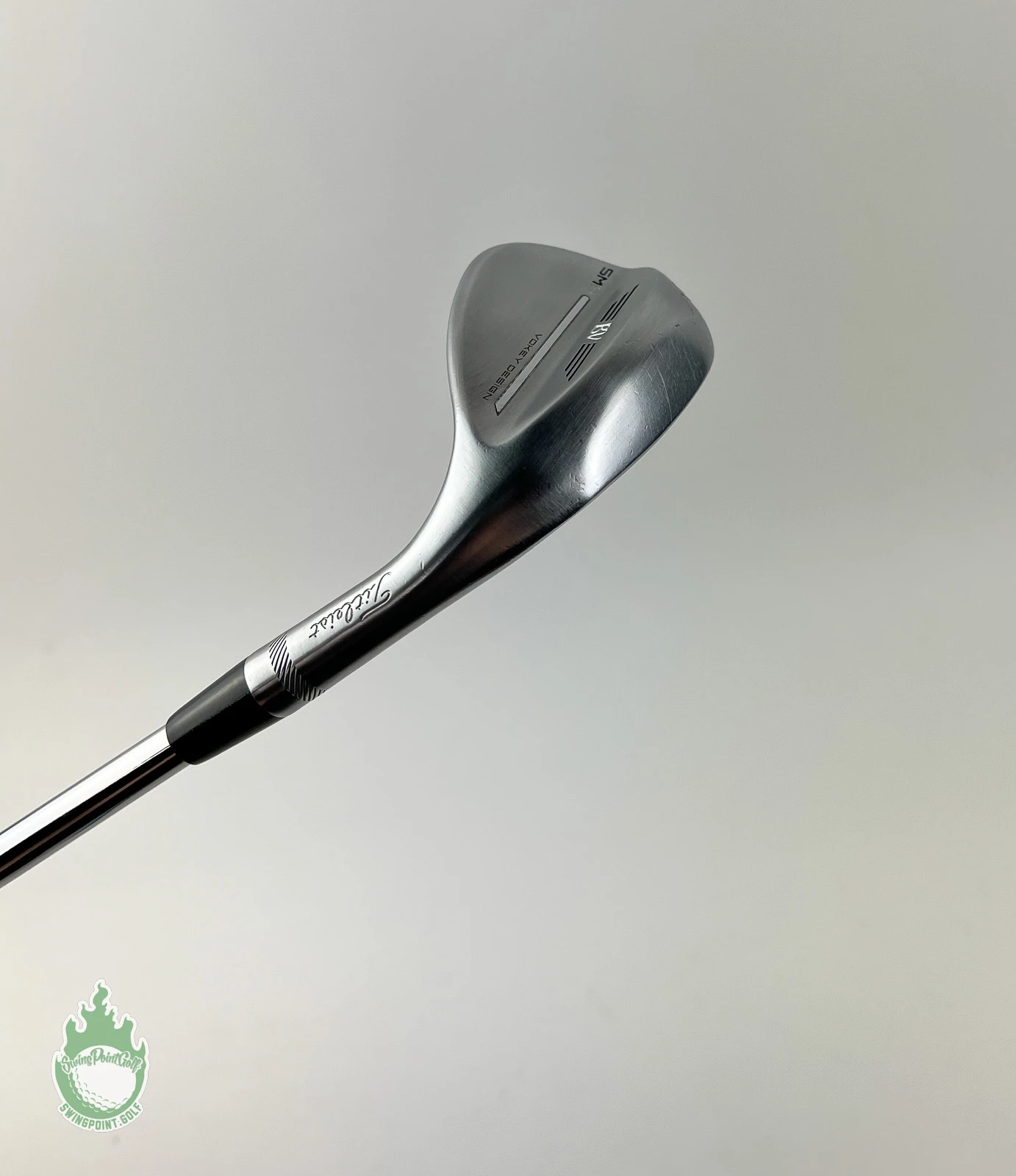Used Titleist Vokey SM9 D Grind Chrome Wedge 56*-12 Wedge Flex Steel Golf Club - Image 11