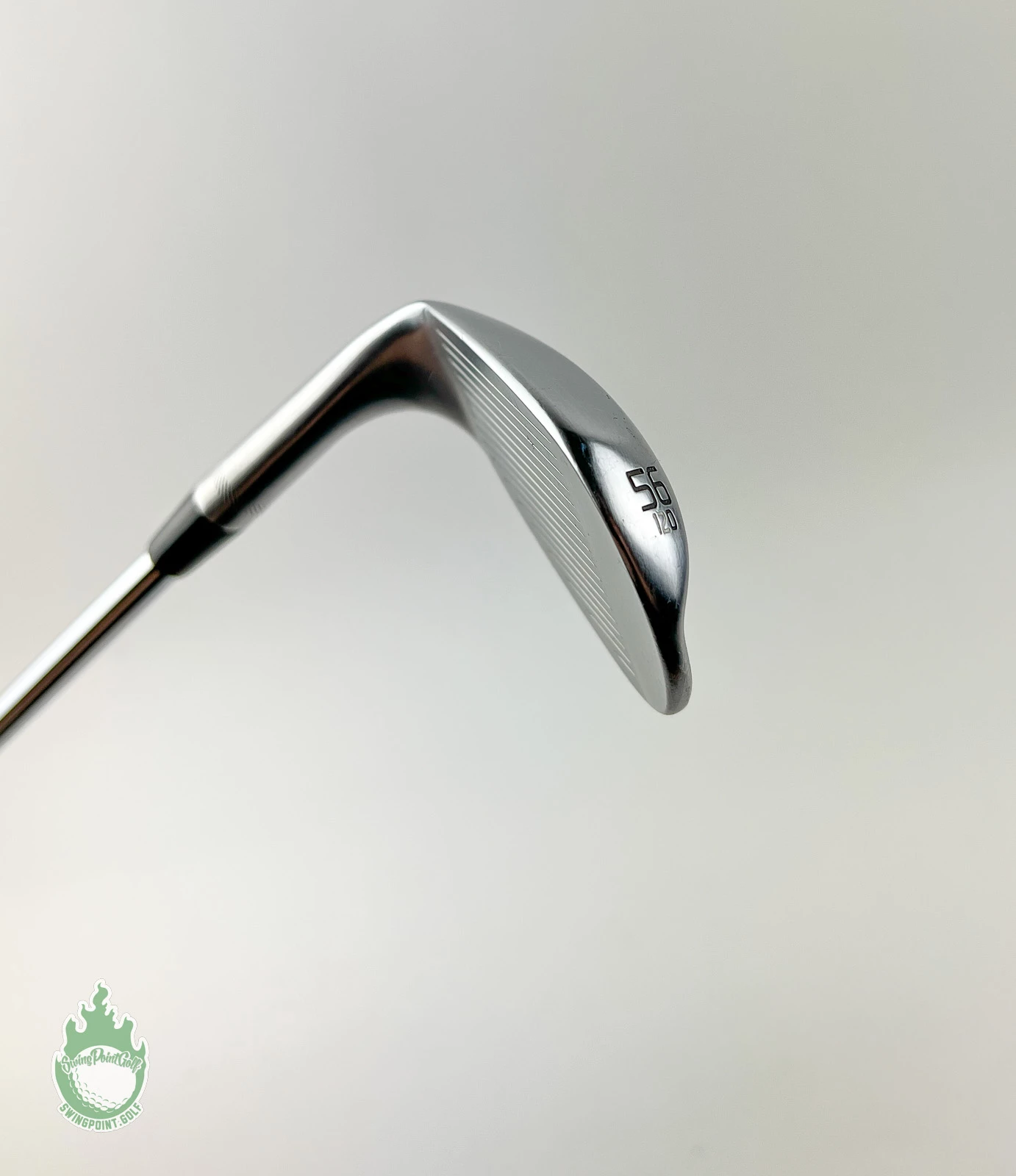 Used Titleist Vokey SM9 D Grind Chrome Wedge 56*-12 Wedge Flex Steel Golf Club - Image 9