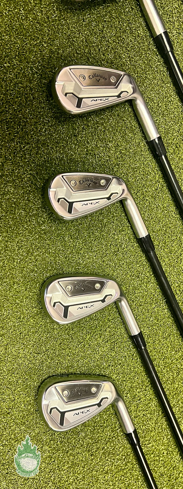 Used RH Tour Issue Callaway APEX TCB Forged ’21 Irons 5-PW Stiff Steel Golf Set - Image 8