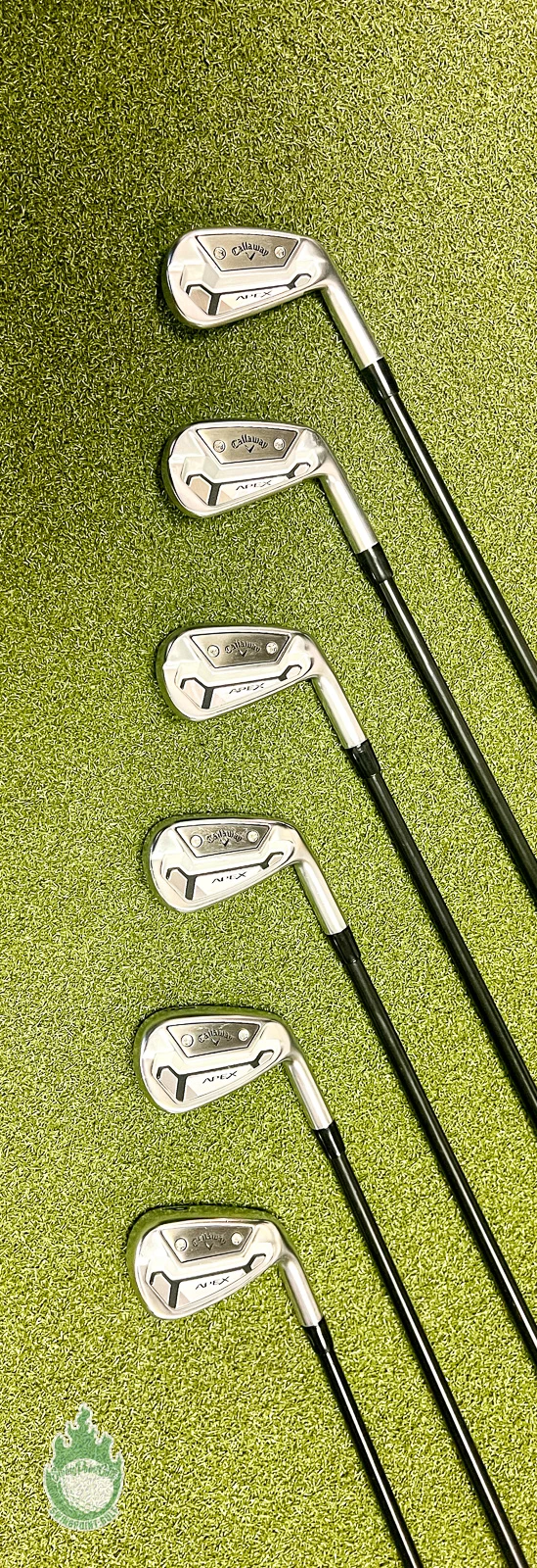 Used RH Tour Issue Callaway APEX TCB Forged ’21 Irons 5-PW Stiff Steel Golf Set - Image 7