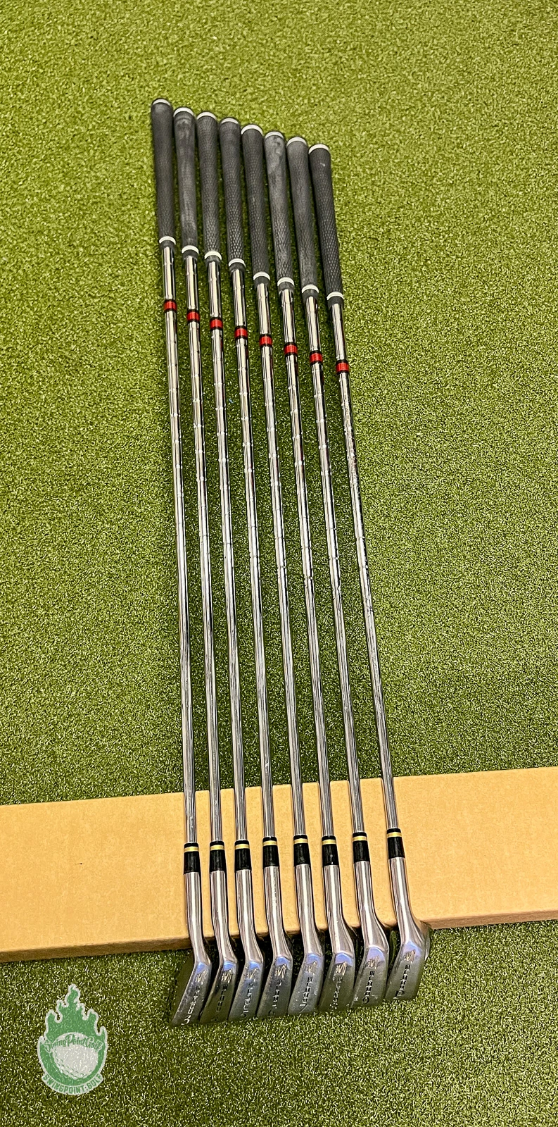 Used Right Handed Cobra CXI Irons 3-PW Dynalite Regular Steel Golf Club Set - Image 4