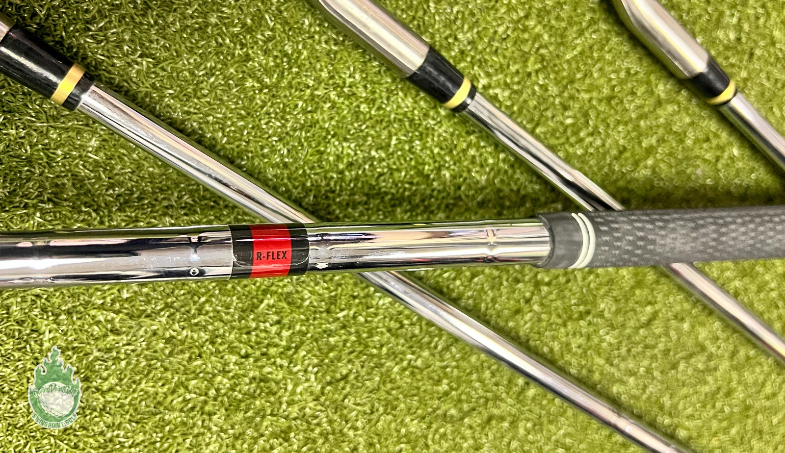 Used Right Handed Cobra CXI Irons 3-PW Dynalite Regular Steel Golf Club Set - Image 11