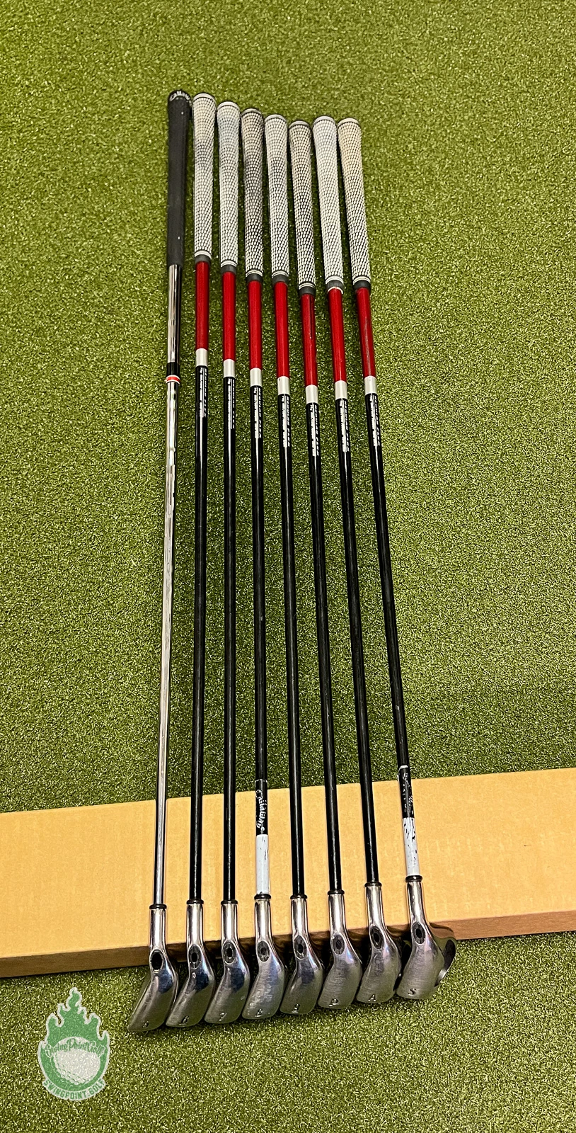 Used RH Callaway Big Bertha 2006 Irons 5-PW/AW/SW 75g Regular Graphite Golf Set - Image 10