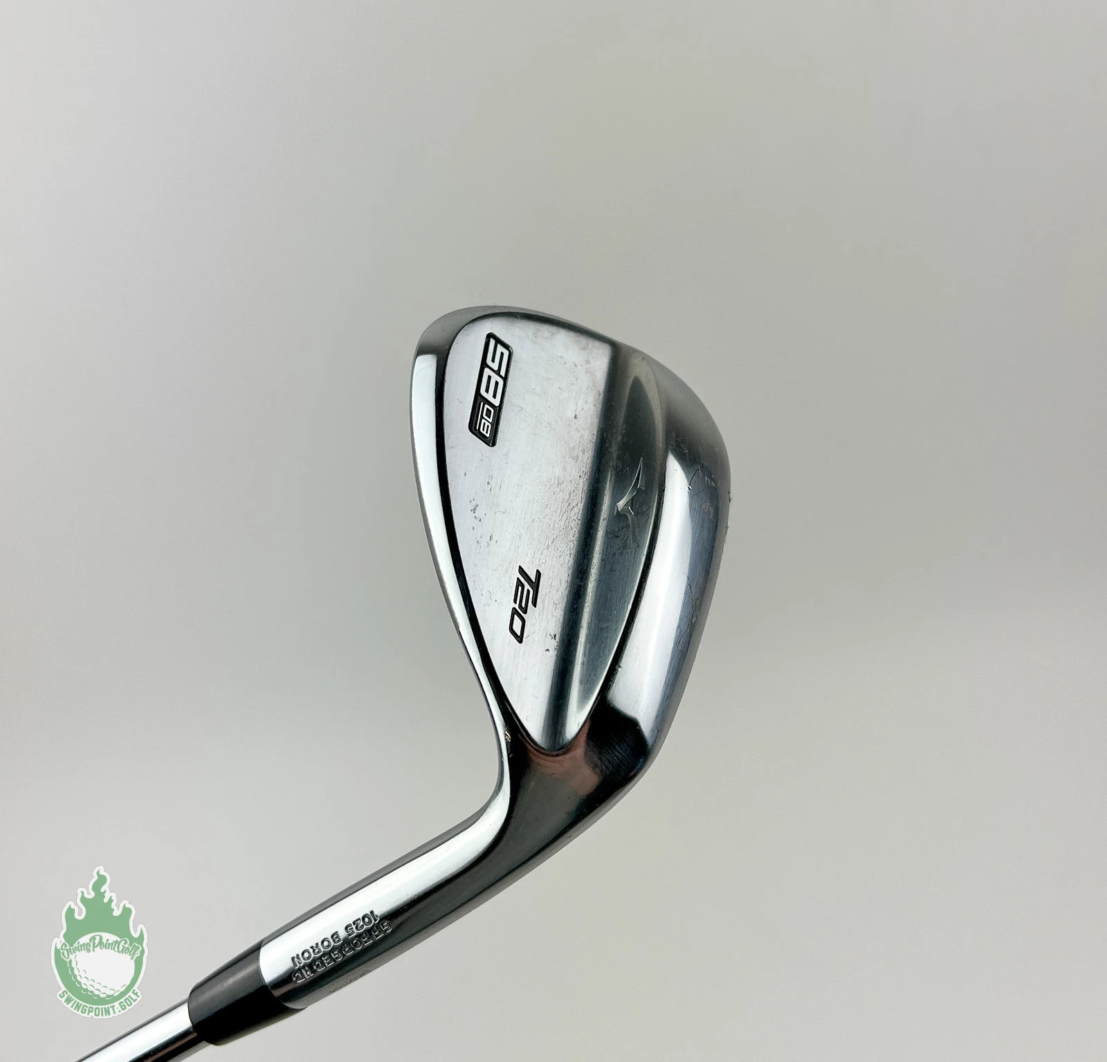 Used Right Hand Mizuno T20 Satin Wedge 58*-08 DG S400 Stiff Steel Golf Club