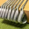 Used Right Handed Callaway Steelhead X-16 Irons 3-PW Uniflex Steel Golf Set