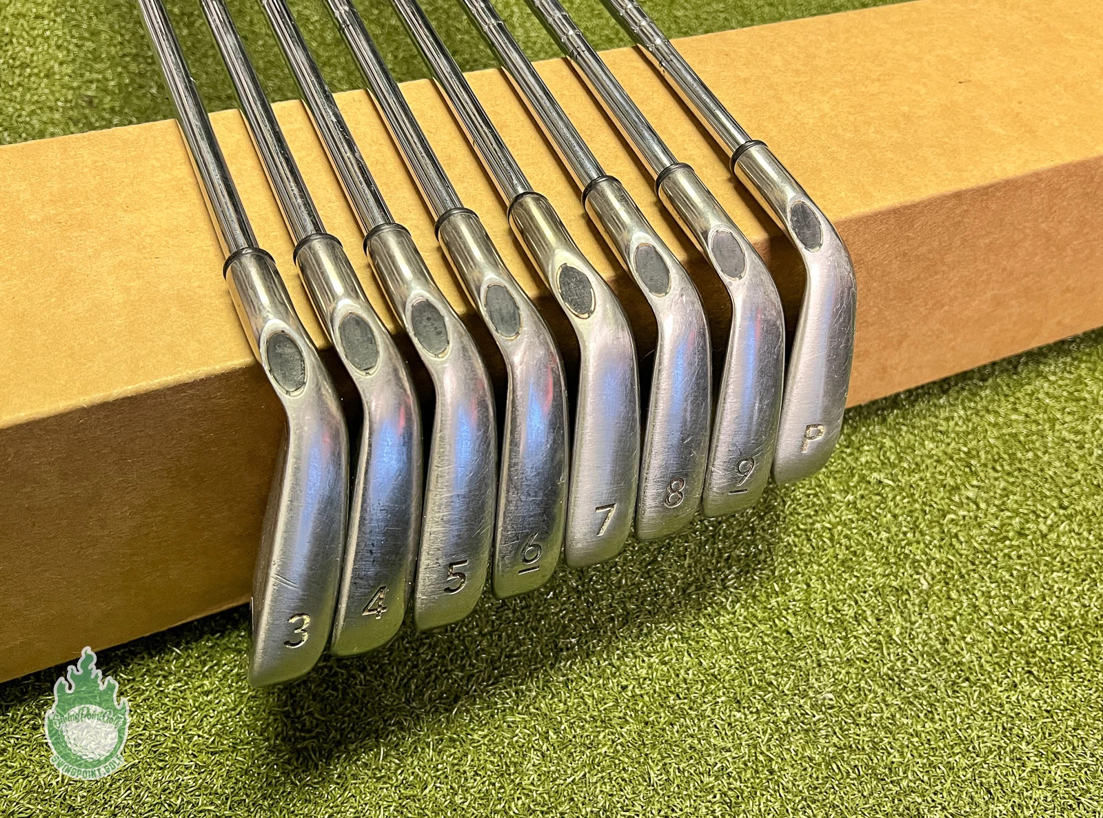 Used Right Handed Callaway Steelhead X-16 Irons 3-PW Uniflex Steel Golf Set - Image 2