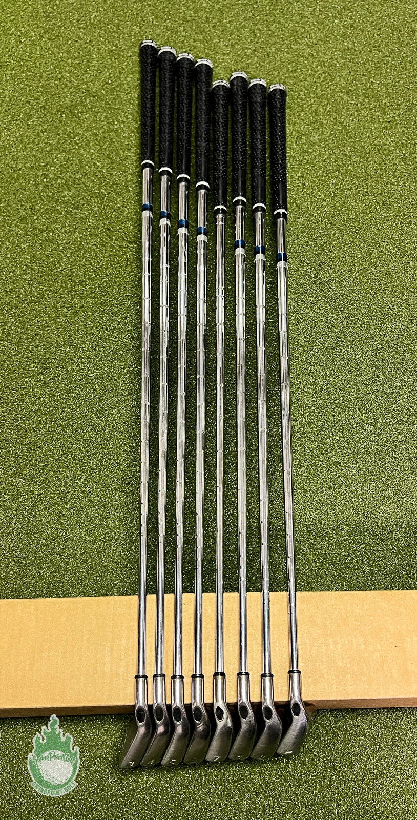 Used Right Handed Callaway Steelhead X-16 Irons 3-PW Uniflex Steel Golf Set - Image 3