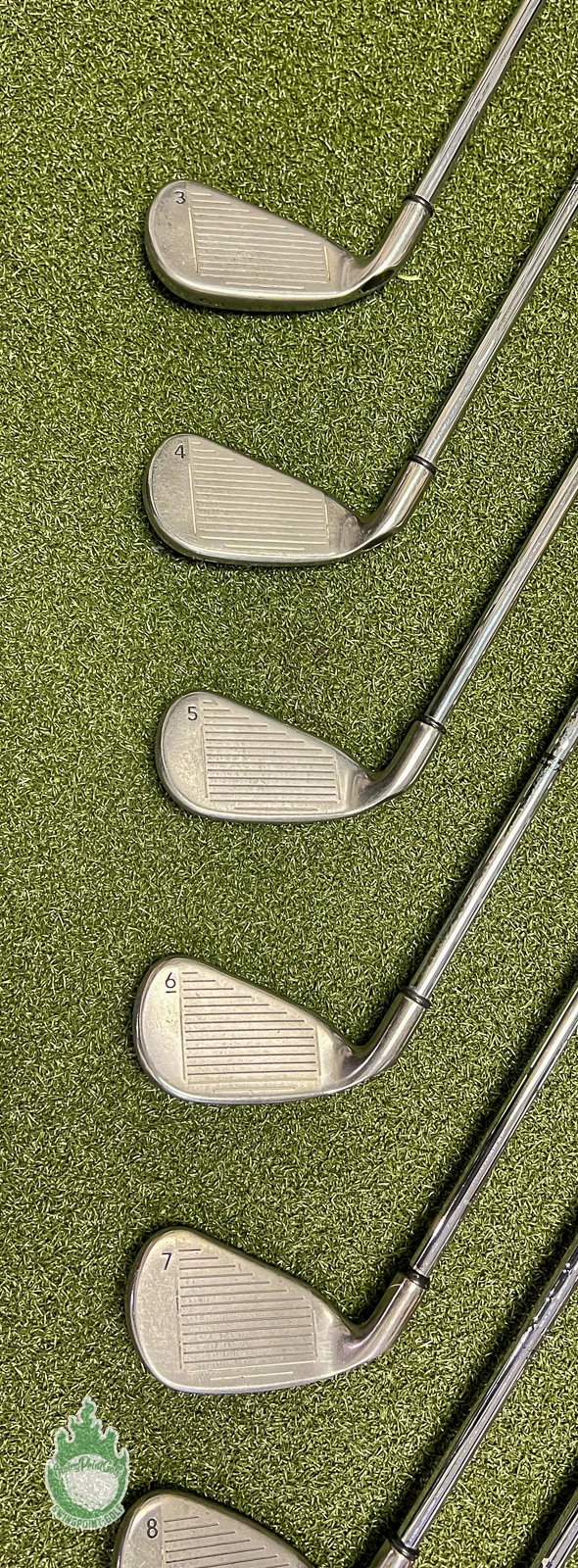 Used Right Handed Callaway Steelhead X-16 Irons 3-PW Uniflex Steel Golf Set - Image 7